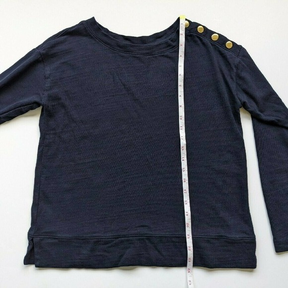 Loft XS Like New Gold Button Top - Picture 4 of 5